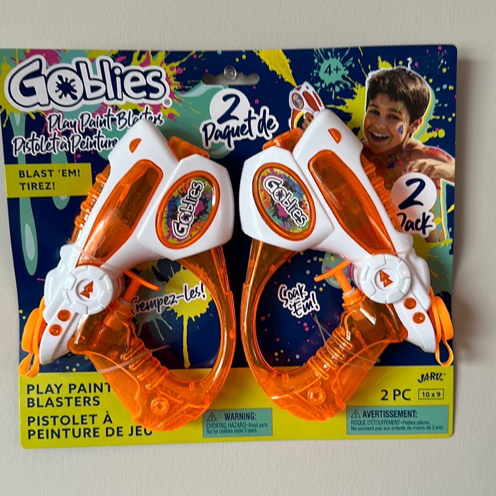 Goblies Play Paint and Water Blaster, 2 pc